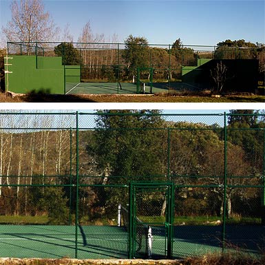 Pista de padel. Casa Rural Caceres Extremadura. Turismo Rural con encanto - La Macera - Valencia de Alcantara